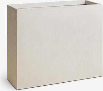 Sklum Macetero De Exterior Rectangular En Cemento Neyrua Sklum 100 X 35 X 80 Cm
