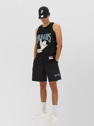3.Paradis bermuda shorts mesh logo detail pockets