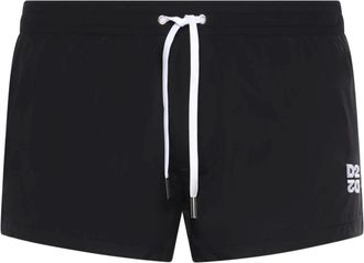 Dsquared2 Beachwear - Heren - Strandmode - Zwart - XL - Nylon - Badmode