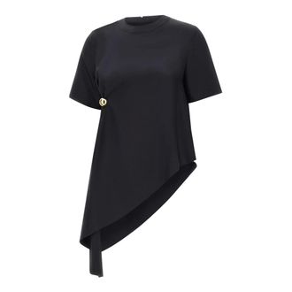 Loulou Studio T-Shirts, female, Black, Size: XL Madea Top