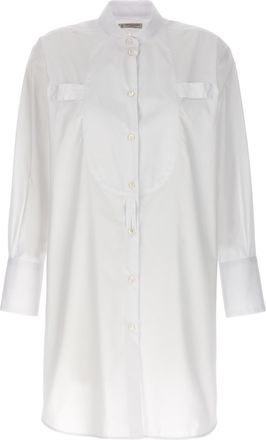 Alberto Biani Long Plastron Tuxedo Shirt