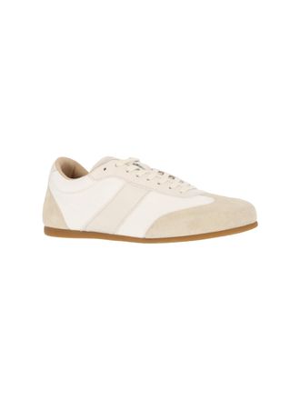 Christophe Lemaire Colorblock Calf Leather Sneaker - White