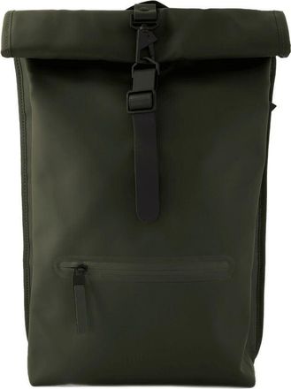 Rains Rolltop Rucksack Backpack - Synthetic - Green