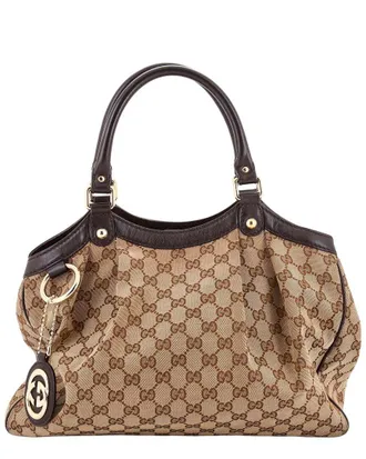 Gucci Sukey Tote Gg With Medium (Authentic Pre-Loved)