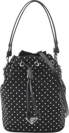 Prada Pre-owned Prada Studded Bucket Bag Unisex R5QS29Y7B1ANOBAN