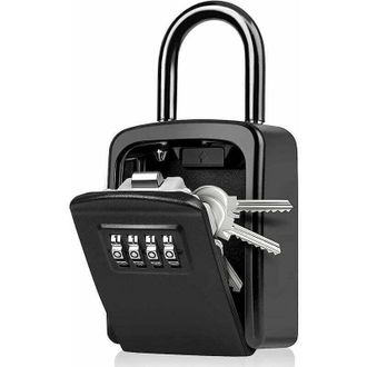OEM Caja De Seguridad Para Llaves, Caja De Seguridad Con C&oacute;digo [resistente A La Intemperie] [con Asa Extra&iacute;ble] Mini Caja De Seguridad Port&aacute;til Para Llav