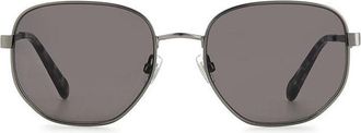 Fossil FOS 2134/G/S Asian Fit R80/IR Mens Sunglasses Gunmetal Size 53