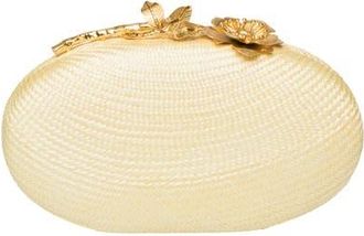 Raf&eacute; New York Joanna Ellipse Clutch in Pale Yellow at Nordstrom, Size Small