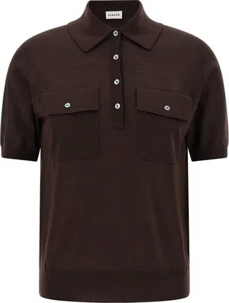 P.A.R.O.S.H. P. A.R. O.S. H. Wool Polo Womens Shirt