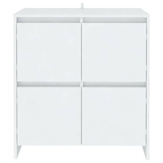 Berkfield Home Sideboards 2 pcs White 70x41x75 cm Engineered Wood | Size: 70 x 41 x 75 cm