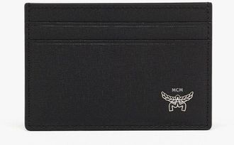 MCM Himmel Card Case In Embossed Leather