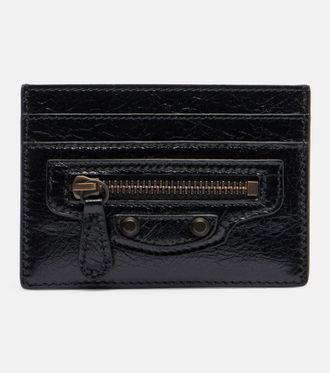 Balenciaga Le City leather card holder