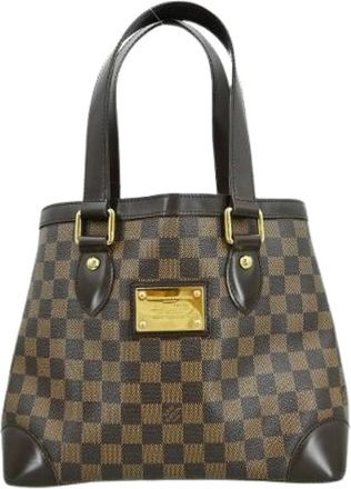 Louis Vuitton Pre-owned Handbags, female, Brown, Size: ONE SIZE Pre-owned Canvas Handbag