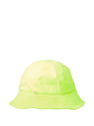 Flapper logo-charm bucket hat - women - Polyamide/Elastane - One Size - Yellow