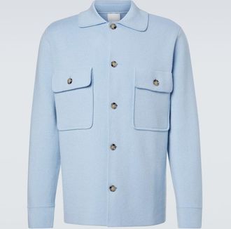 Allude Camicia in lana e cashmere