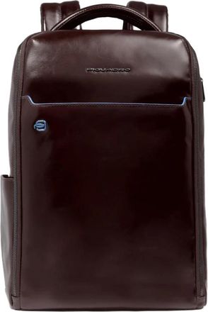 Piquadro Fast-check travel backpack for laptop and i Pad with Rfid and shock absorbing protection - Heren - Rugzakken - Bruin - ONE Size - Tassen