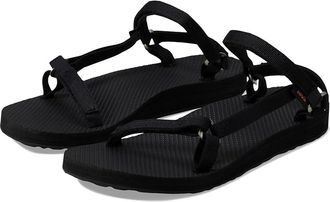 Teva Original Universal Slim Womens Shoes Black : 10 B - Medium, Synthetic/Textile
