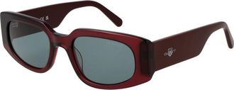 GANT Burgundy Acetate Mens Sunglasses