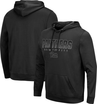 Colosseum Mens Colosseum Black Pitt Panthers Blackout 3.0 Pullover Hoodie at Nordstrom, Size Medium