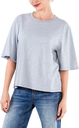 HINT OF BLU Hig Hug Crewneck T-Shirt in Pearl Blue at Nordstrom, Size X-Small