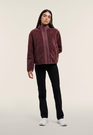 Freddy Giacca Donna in Sherpa e Polar Fleece con Zip e Collo Alto