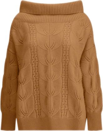 Ermanno Scervino roll-neck sweater - women - Cashmere - 40 - Neutrals
