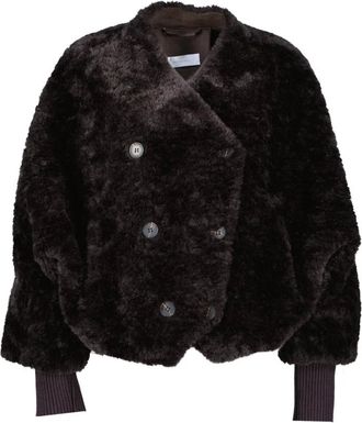 Am&eacute;lie & Am&eacute;lie Giacca Mackaya - - Jackets - Donna - Marrone - ONE SIZE