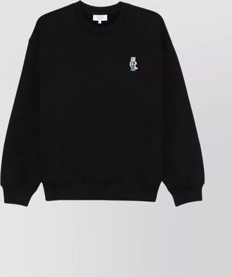 Maison Kitsun&eacute; cotton comfort-fit crewneck sweatshirt