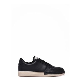 Emporio Armani Sneakers - Heren - Sneakers - Zwart - 41 EU - Leer - Schoenen