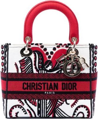 Dior Pre-owned Canvas dior-bags - Dames - Vintage Handtas - Wit - ONE Size - Vintage
