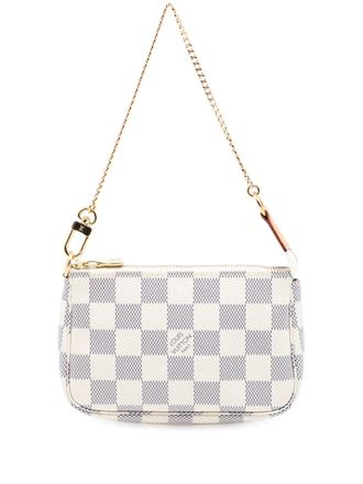 Louis Vuitton 2020 Damier Azur Mini Pochette Accessoires handbag - women - Fabric - One Size - White