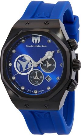 Technomarine Reef Sun Chronograph Quartz Blue Dial Mens Watch TM-523001