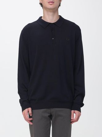 Fred Perry Relaxed Fit Long-Sleeved Cotton Polo Shirt