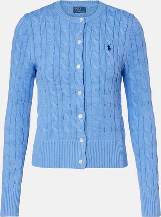Polo Ralph Lauren Cardigan in maglia a trecce di cotone