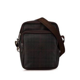 Burberry Pre-owned Womens Brown Leather Crossbody Bag - Dark Brown - One Size