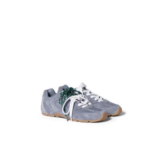 Miu Miu New Balance X Miu Miu 530 Sl Suede And Mesh Sneakers, Woman, Periwinkle Blue, Size 37,5