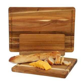 MegaChef 3 Piece Acacia Wood Cutting, Prep and Serving Boards at Nordstrom
