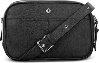 Samsonite Mobile Solution 2 Leather Crossbody Bag in Black at Nordstrom