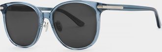 Ferragamo Grey Square Mens Sunglasses SF2027SLBK 420 58
