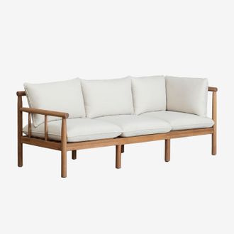 Sklum Sklum - Sof&aacute; De Jard&iacute;n De 3 Plazas En Madera De Acacia Melvin