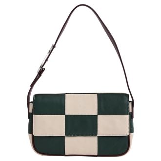Staud Staud Tic Tac Toe Shoulder Bag in Multicolor Leather