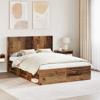 vidaXL Vidaxl Testiera Letto Legno Antico