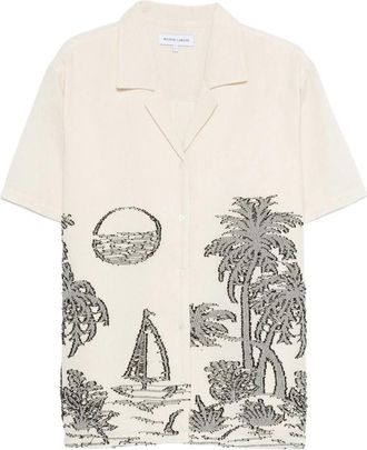 Maison Labiche Tree-embroidered Shirt