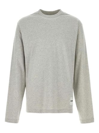Jil Sander T-shirt a maniche lunghe - Grigio
