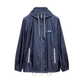 Prada Hooded Nylon Windbreaker Jacket