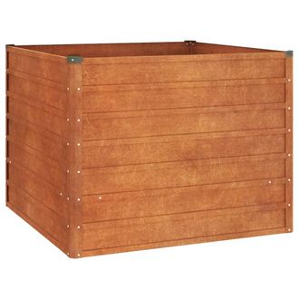 vidaXL Arriate Oxidado De Acero Corten 100x100x77 Cm Vidaxl