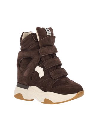 Isabel Marant Womens Sneakers Brown Calf Leather