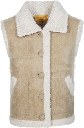 Guest In Residence Grizzly Wrangler Plush Cashmere Vest