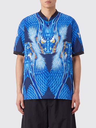 Yohji Yamamoto Relaxed Fit Graphic Print T-shirt in Recycled Technical Fabric