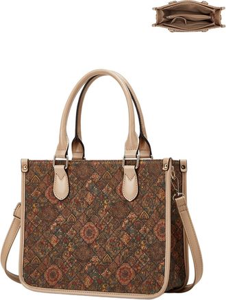 Generic Cork Shoulder Bag for Women Bohemian Style Vintage Crossbody Handbag Hobo Satchel Purse, G-4